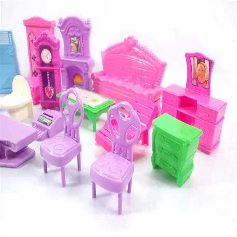 Миниатюрные куклы дом набор мебель ролевые игры маленькие комнаты дом игрушки для детей игрушки подарок украшения моделирование пластик