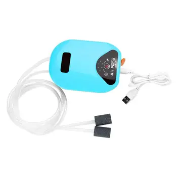 

HobbyLane Water Pump Aquarium Oxygen Pump AC/DC Oxygen Pump Dual-motor Silent Portable Lithium Battery Oxygen Aquarium Air Pump