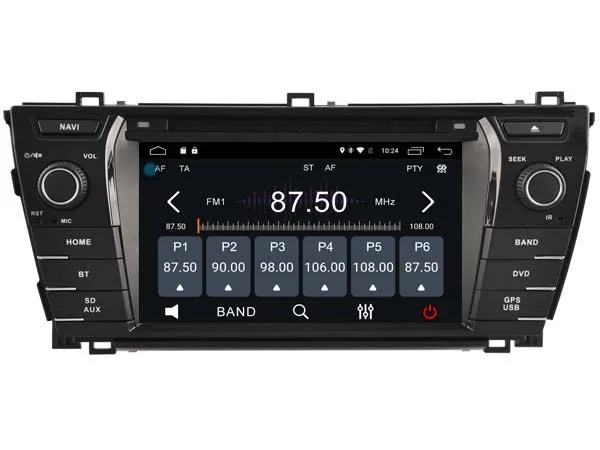 

4G lite 2GB ram Android 6.0 quad core car dvd player stereo gps multimedia tape recorder for toyota corolla 2014 2015 head units