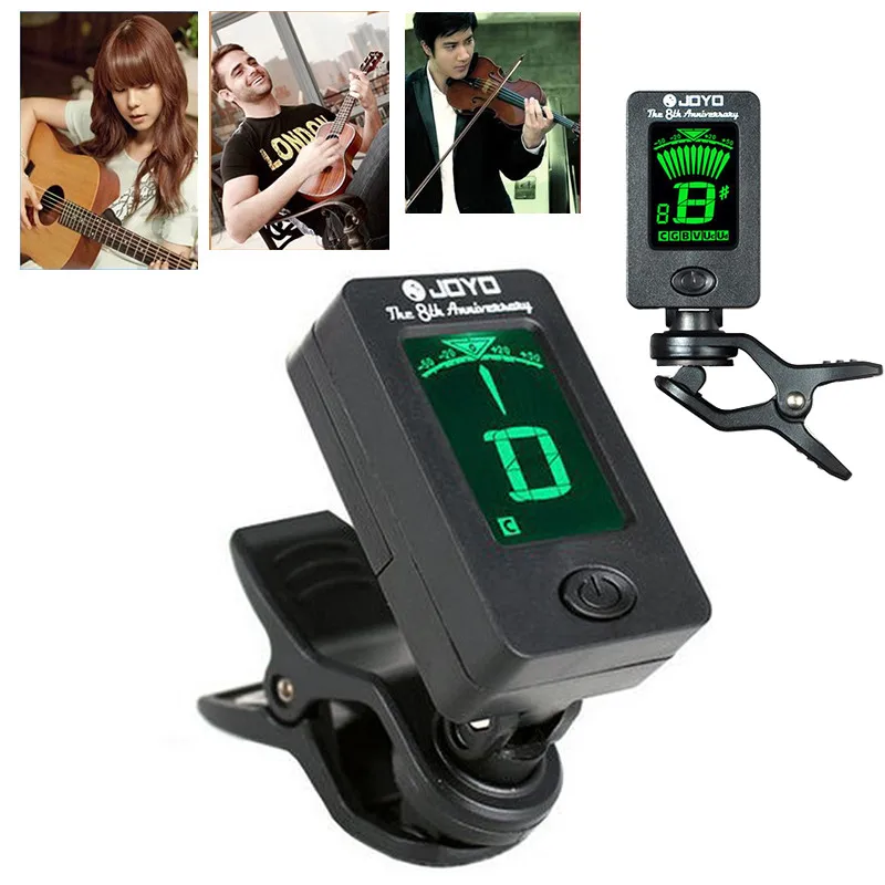 Guitar Bass Tuner JT 01 Mini LCD Clip on 360 Degree Rotatable guitar