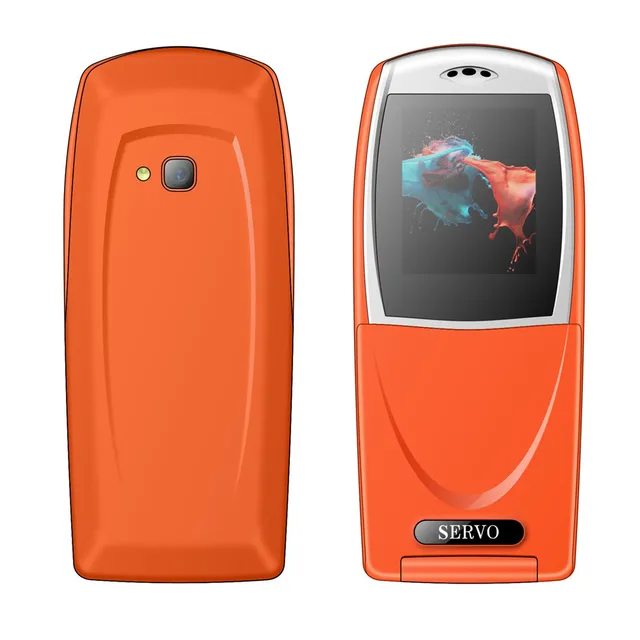 SERVO S06 Dual SIM Card Flip Phone 1.77inch Tiny Screen Quad Band GSM