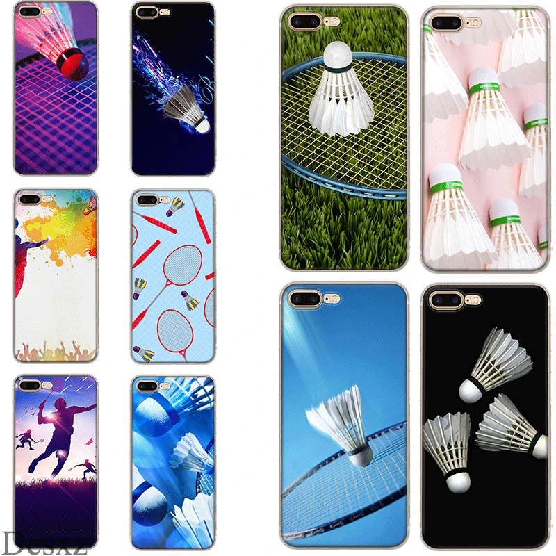 

Phone Case Cover Badminton Ball For iPhone 5 5s SE 6 6s 7 8 Plus X XS XR Max Cases Protection