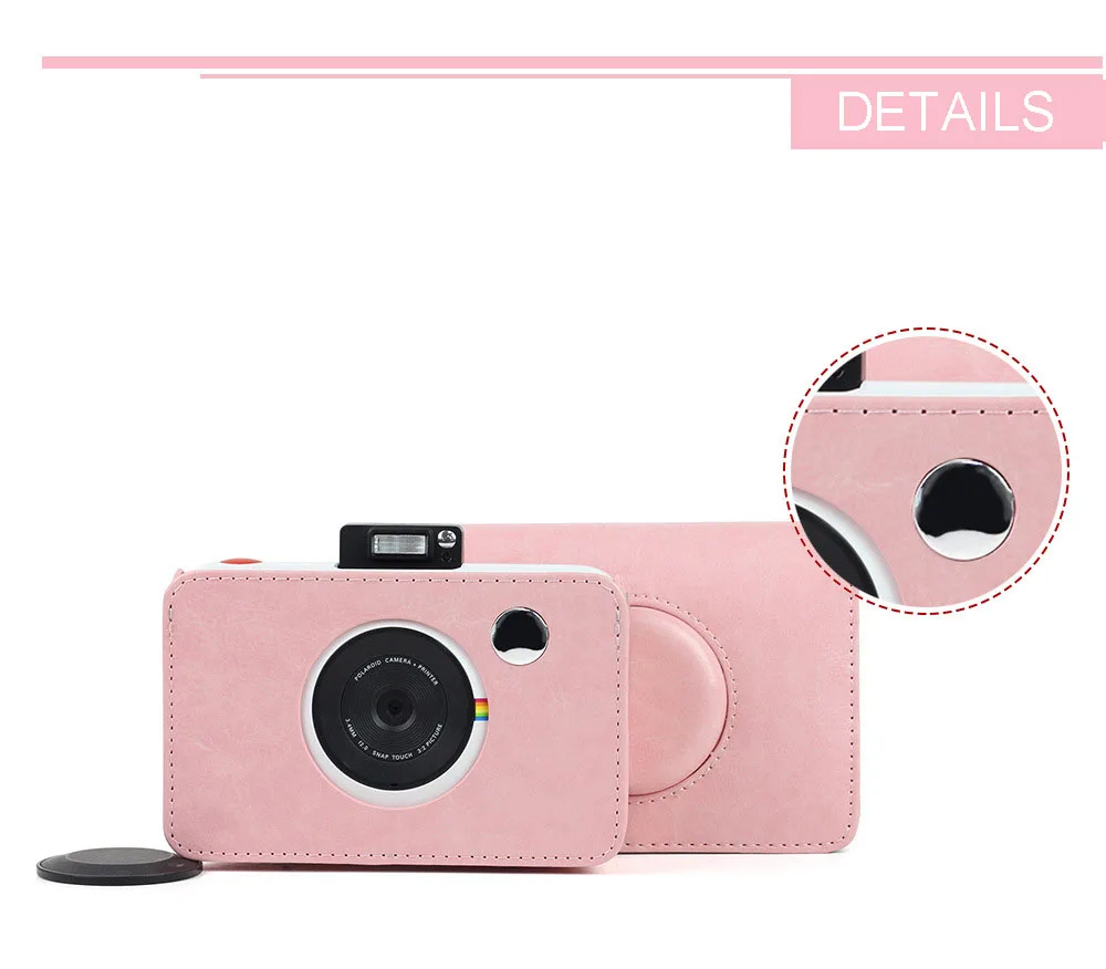 Retro PU Leather Camera Bag Instax Mini Case Protective Cover Pouch Digital Funda Camera reflex for Polaroid Snap Touch Instant