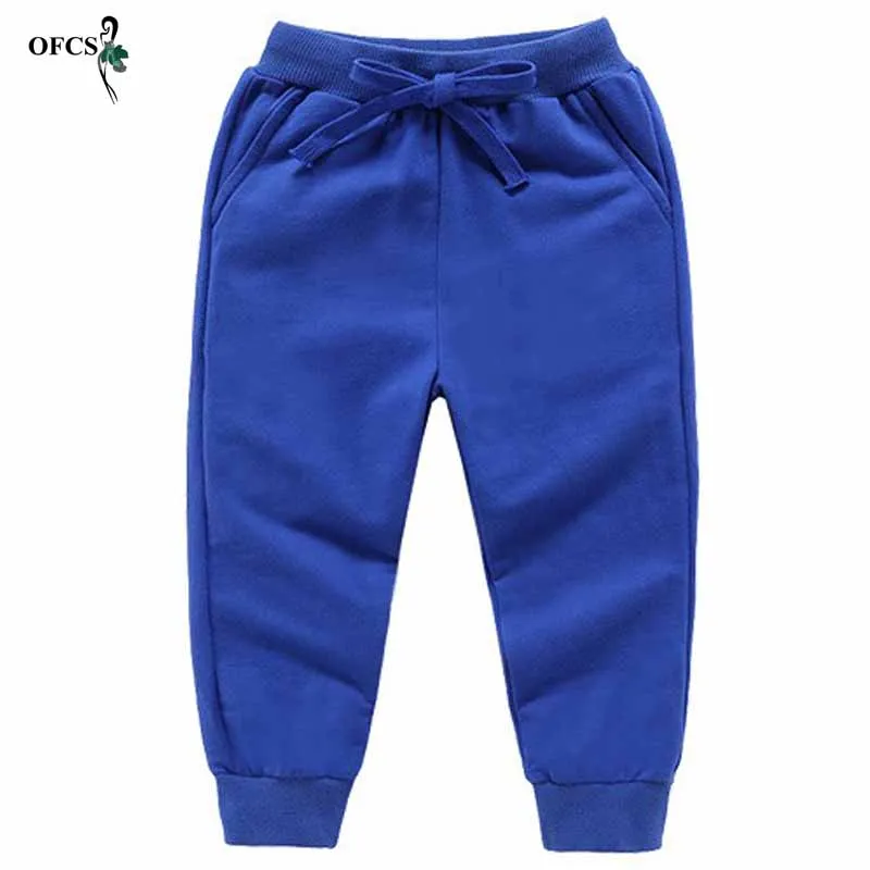 Girls Pants Boys Pants Girls Trousers Kids Pants Spring Boy's Pants Candy Color Girl's Sports Trousers Fall Sweatpants Autumn Teenage Children Active Clothing 2-12Y
