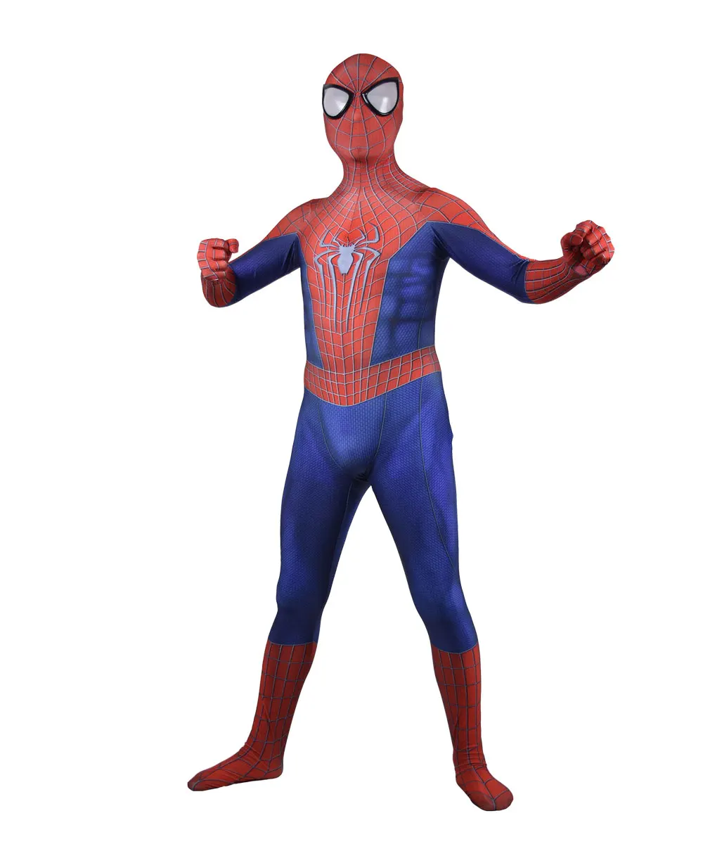 Костюм Человека-паука Mi Ultimate Spiderman косплей костюм супергероя спандекс Zentai боди костюм на Хэллоуин