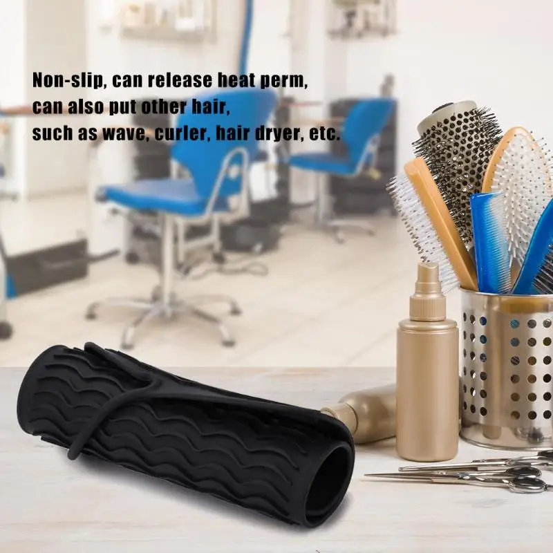 Силиконовый выпрямитель для волос коврик термостойкий чехол салонные Инструменты для укладки