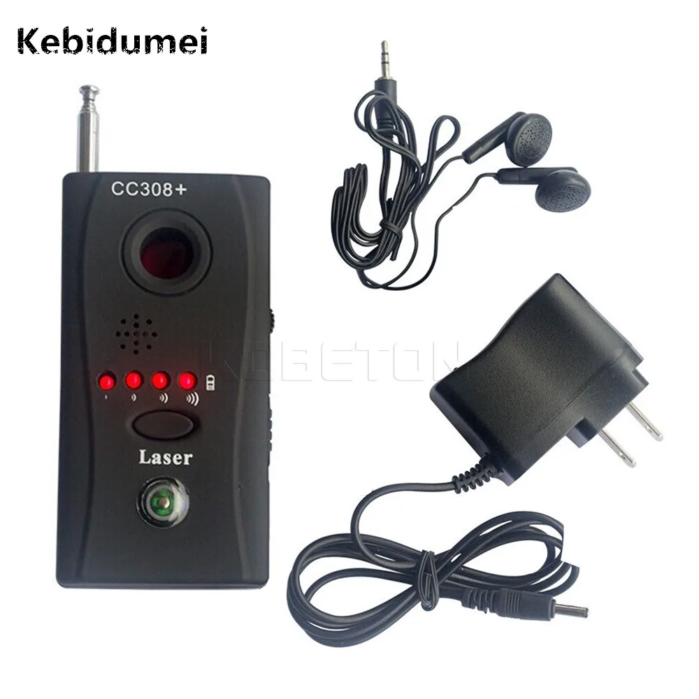 Kebidumei CC308 Wireless FNR full frequency Anti - Spy Bug Detector Mini Camera Hidden Signal GSM Device Finder Privacy Protect