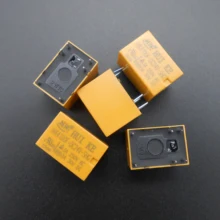 5 шт./лот HK4100F-DC24V-SHG DC 24V Вольт Желтый Мощность реле DC24V 3A 6pins, hui Ke 1C 1A 1B 750VA/90W 120ohm HuiKe 6-Pin-код* FD400X5