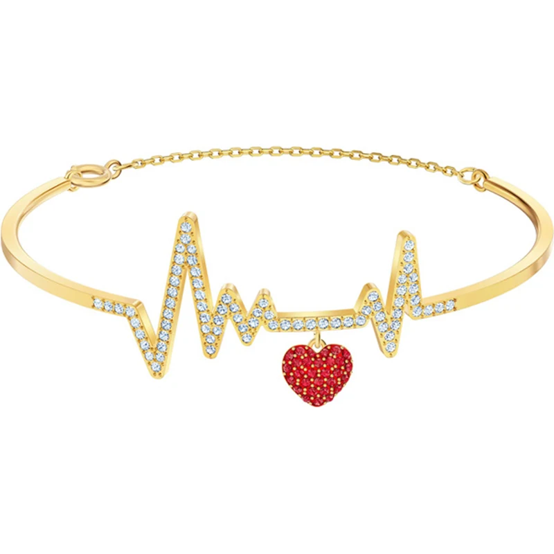

High Quality SWA New Swan Series Bracelet Call ECG Bracelet Jewelry for Women's Birthday Gift