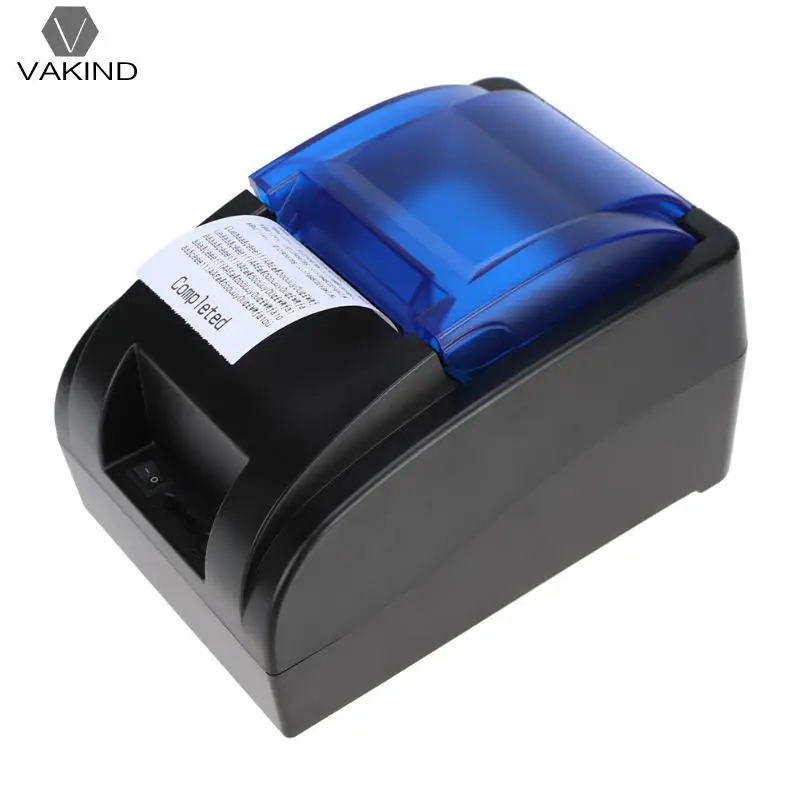 

DC 12V 1A Mini 58mm Low Consumption POS Receipt Thermal Printer Machine with USB/COM/LTP/LAN Port EU Plug with Test Paper