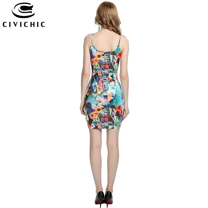 CIVI CHIC новые пикантные женские летние пляжные платье ночной клуб носить богемный