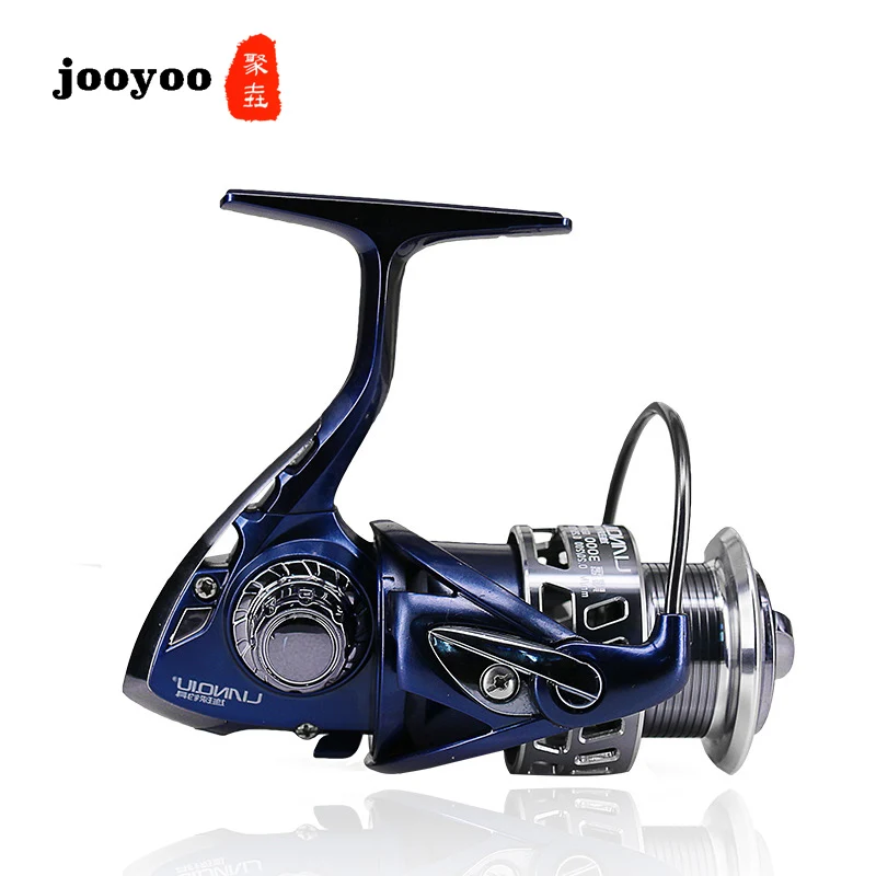

Metal Spool Spinning 3000 4000 5000 Series 5.1:1 5.5:1 Fishing Reel 9+1BB Wheel Gear Ratio Knob Handle Right Left Hand