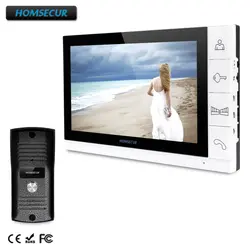 HOMSECUR 9 "видео телефон двери дверные звонки домофон системы ИК камера ночное видение (TC031 + TM901)