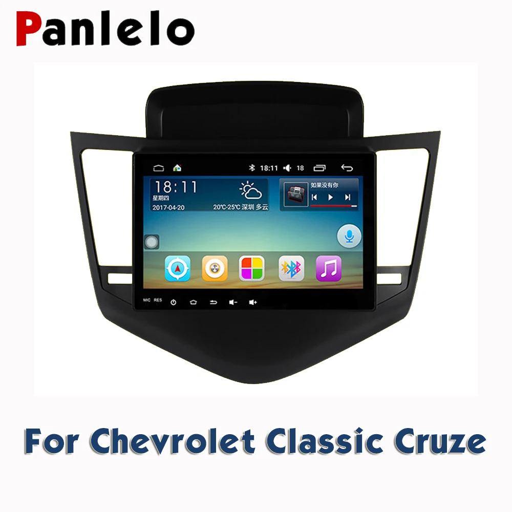 Excellent Panlelo For Chevrolet Sail radio For chevrolet cruze multimedia 2 din Android Quad Core Touch Screen Build in Bluetooth GPS 1