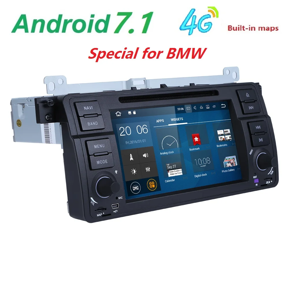 Android 7 1 Quad core HD 1024 600 screen 2 DIN Car DVD GPS font b
