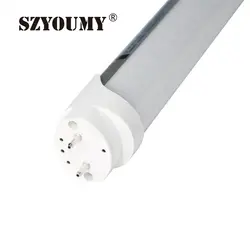 SZYOUMY 25 шт./лот PF 0,9 T8 G13 светодиодный свет трубки 9 Вт 2835 SMD 600 мм (2 ноги) 900-1000 люмен Холодный белый/теплый белый