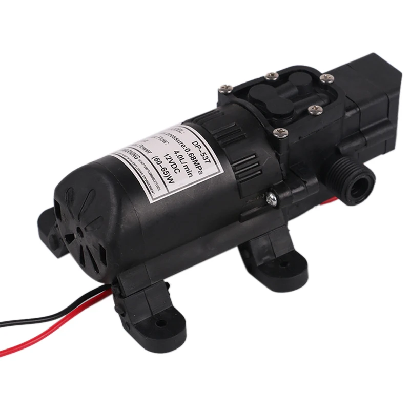 

12V Electric Sprayer Accessories 65W Off Stop Car Wash High Pressure Water Pump,Intelligent Electric Diaphragm Pump