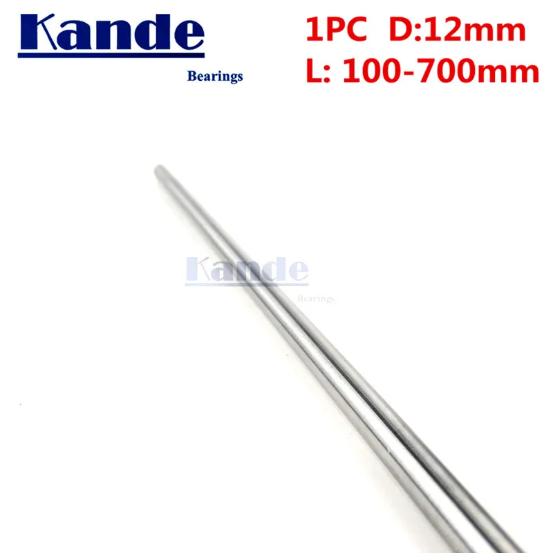 

Kande Bearings 1pc d: 12mm 3D printer rod shaft 12 mm linear shaft chrome plated rod shaft CNC parts 100 - 600mm