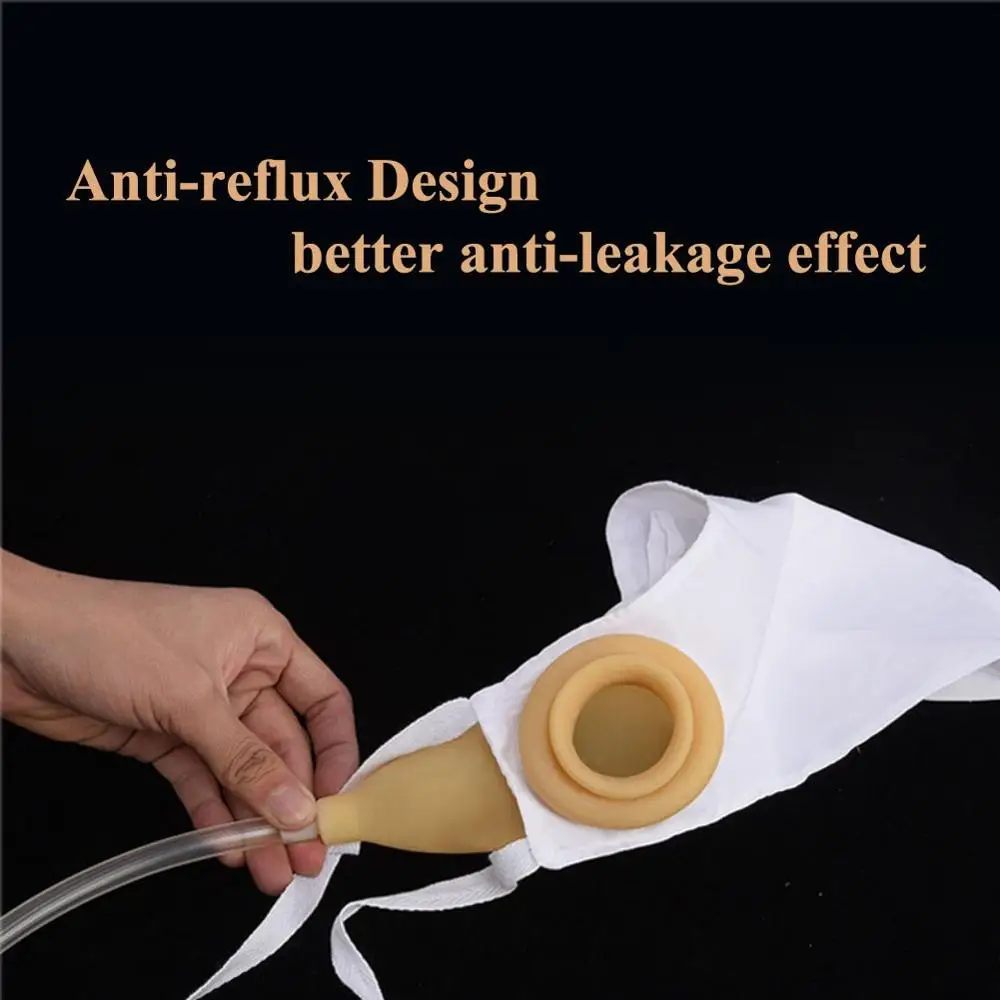 الرجال النساء مطاط طبي مبولة تنفس مضادة للحساسية أدوات تخييم للسفر المحمولة كيس بول لبس مبولة نظام جديد
