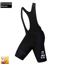 Черный цветок велотрусы Для мужчин летняя верхняя одежда велосипед Велоспорт 16D Coolmax гелевая набивка для верховой езды шорты Биб шорты велосипедные шорты