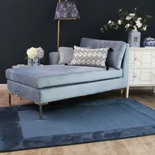 Ins Горячая французская мода шик килим твердый ковер геометрический Богемия индийский ковер полосатый современный синий дизайн скандинавский стиль гостиная