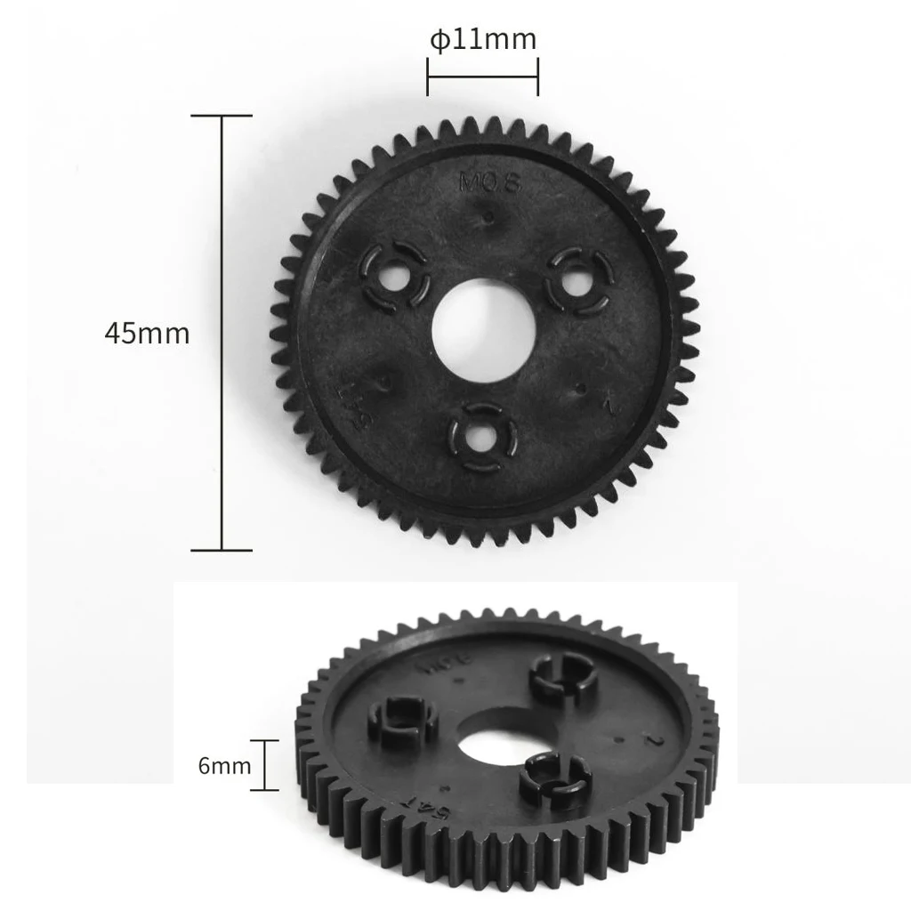 RC Car 54T Gear For 1/10 Scale Traxxas Slash RC Short Truck Spare Parts