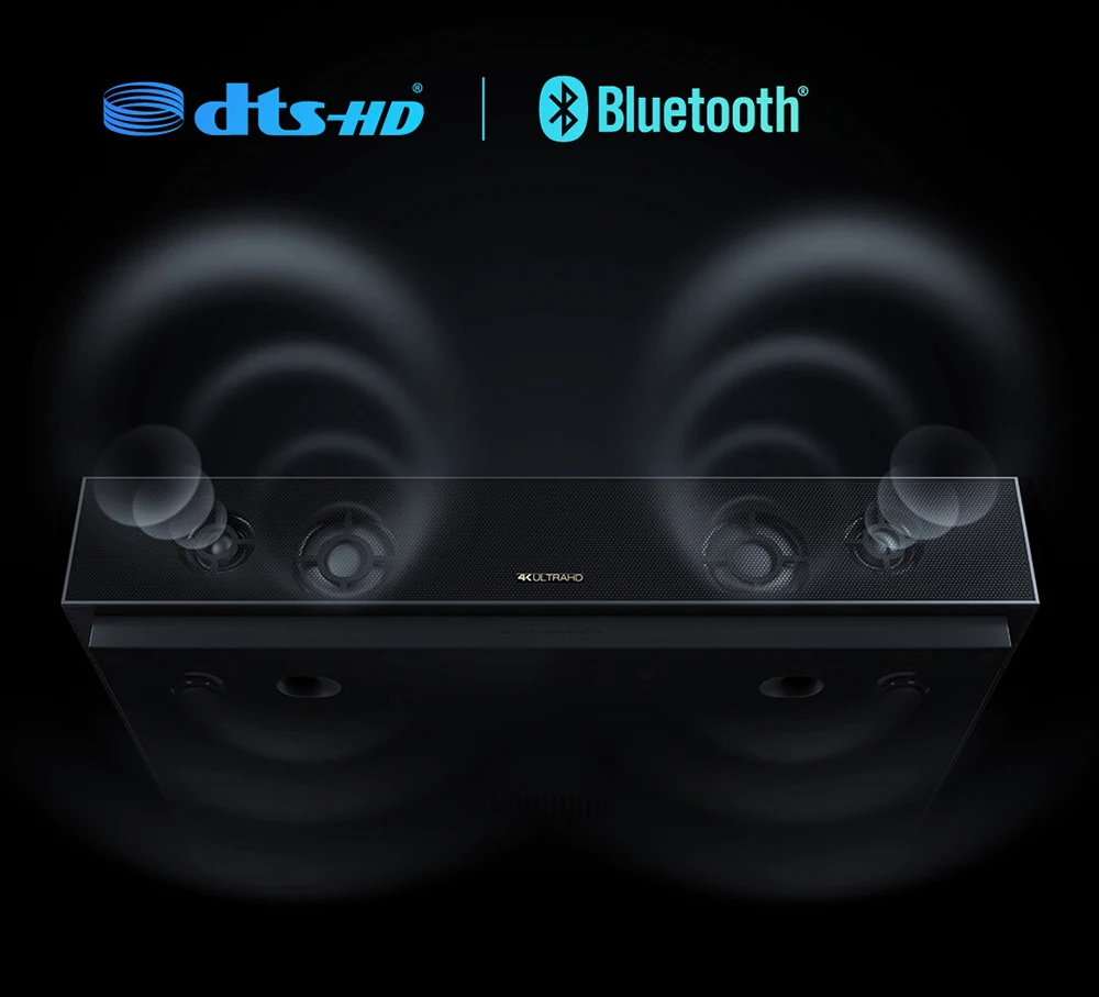 Youpin Fengmi 4k лазерный проектор Кино 150 дюймов ALPD светильник источник 4K 3D 2Гб 64Гб bluetooth