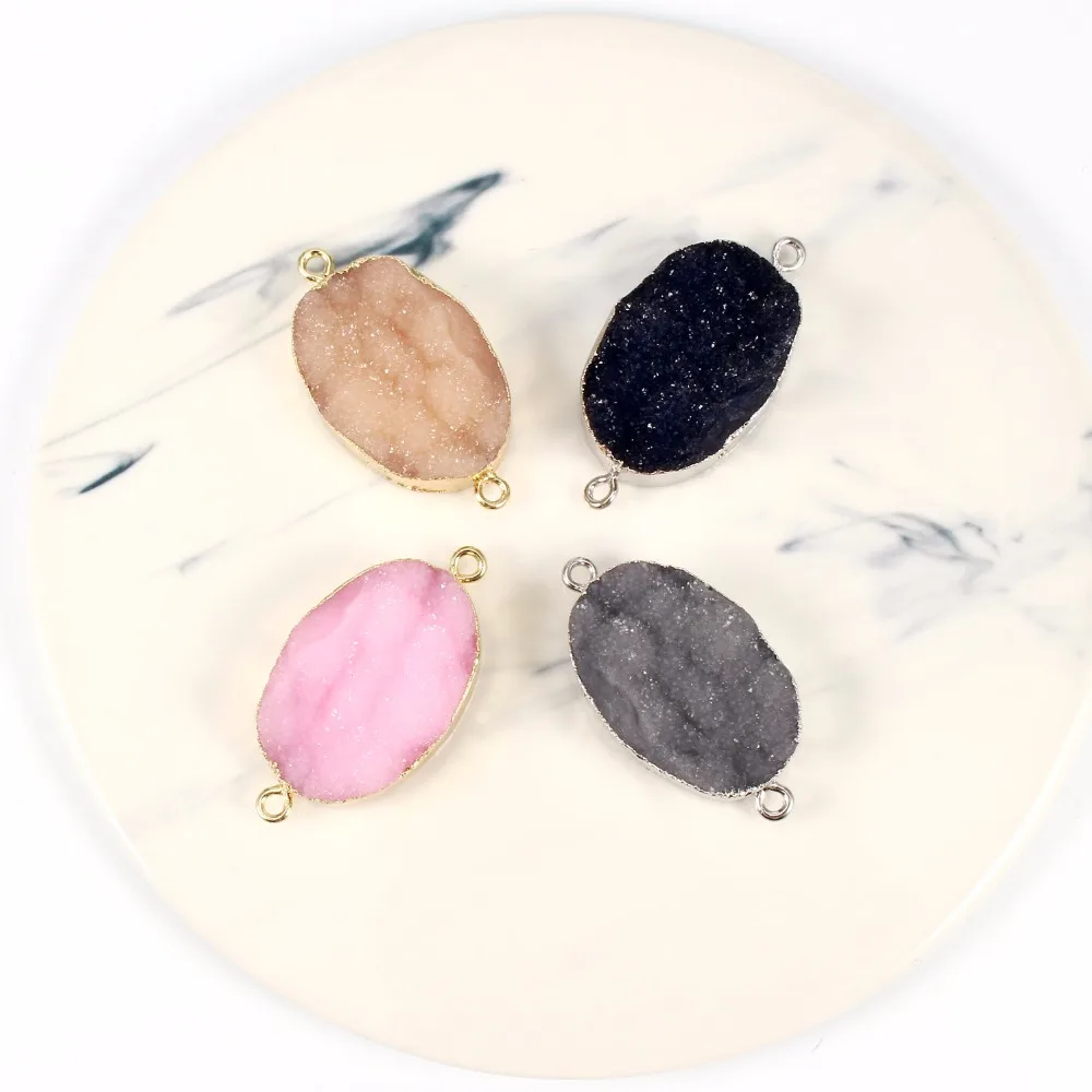 

1pcs Irregular Oval Resin Finding Necklace Connector Bracelet Pendants Handmade Craft Charms Diy Jewelry Accessories F114