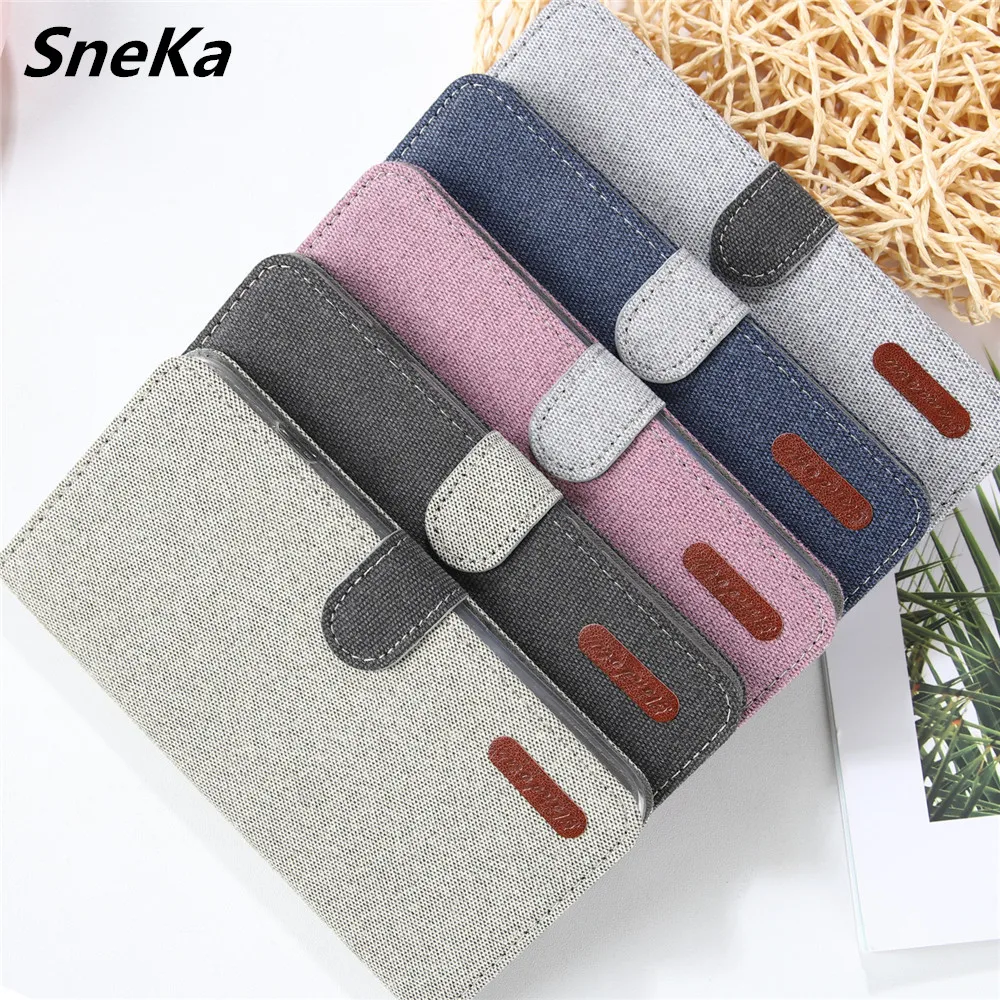 

New Flip Canvas Leather Case For Huawei P30 Pro Case Soft Silicon Clear Cover For Huawei P30 Lite Nova4e P30 Case Magnetic Cover
