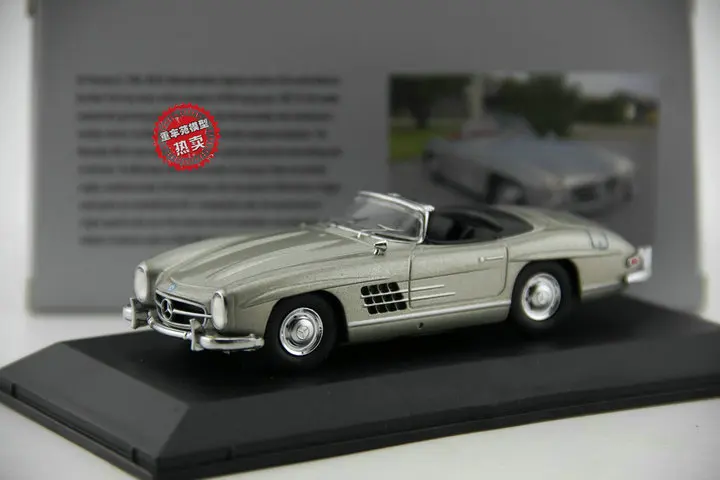 Классический литой игрушечный автомобиль модель 1:43 Mercedes Benz 300 SL (W198) винтажные