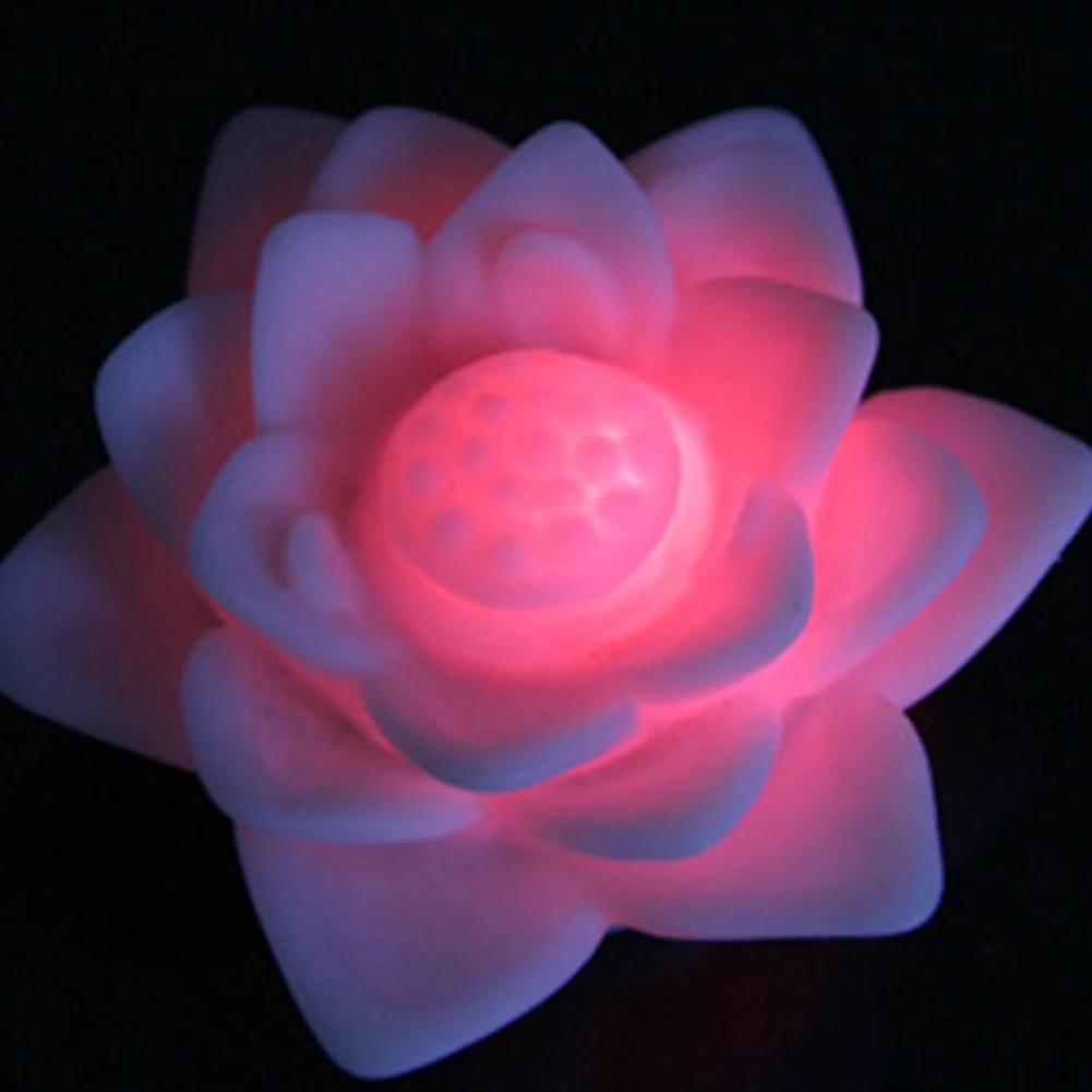 Светодиодный светильник с романтическим цветком, 7 цветов, светодиодный ночник для детей