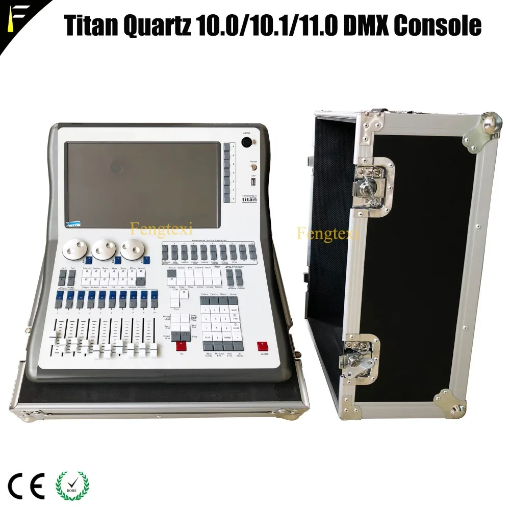 

With Flight Case Core i5 11.0 Version Tiger Touch Titan Quartz DMX Dj Controller Compact Lights Dimmer Console Dimming Control