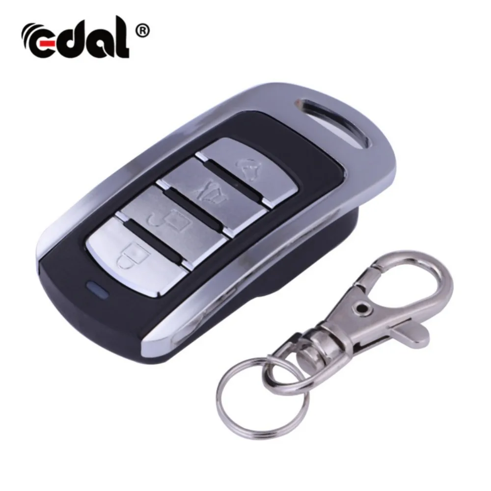 

EDAL433MHz 4 buttons Remote Control touch switch Copying Transmitter Cloning duplicator Key Fob for Garage Door Opener Keychain