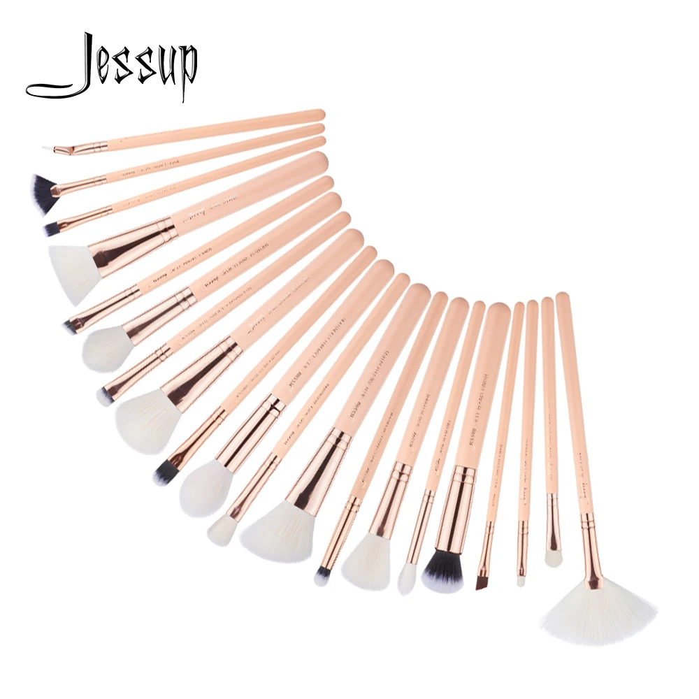 

Jessup Beauty 20pcs Makeup Brushes Set maquiagem profissional completa Contour Eyeshadow Liner Fan Blender Brush Cosmetics T443