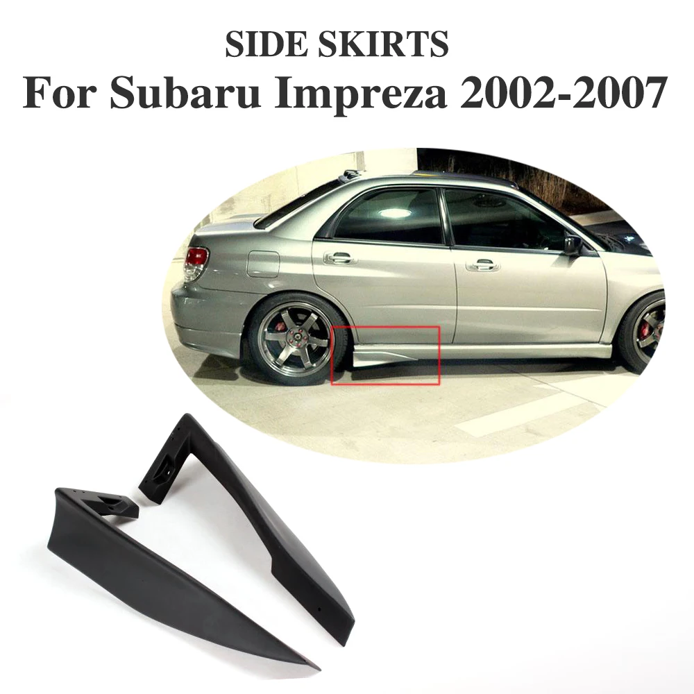 Чехлы на фартуки с задней бортикой для Subaru Impreza WRX 2002 2007 искусственная кожа