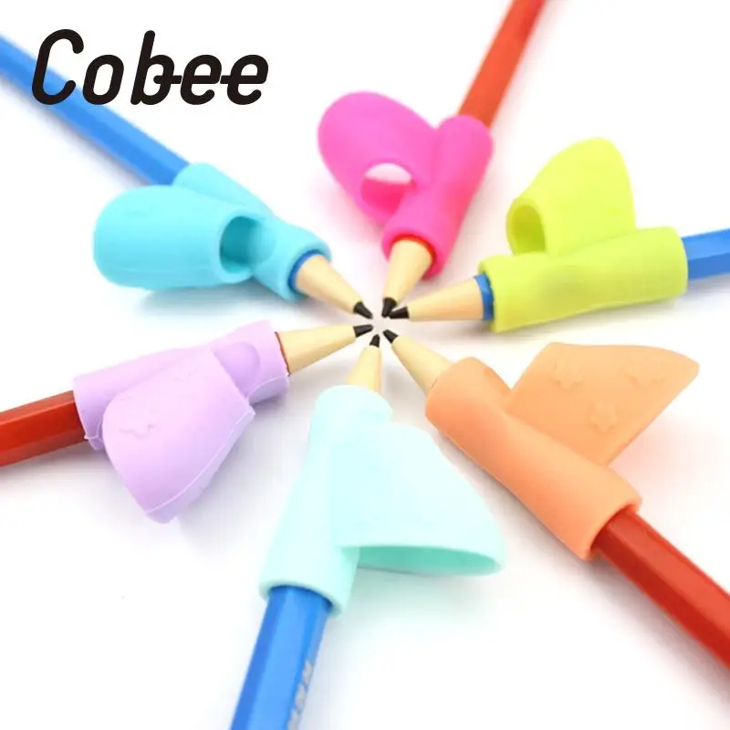 Cobee 1 комплект/3 шт. Детские Силиконовые коррекция осанки при письме Канцтовары