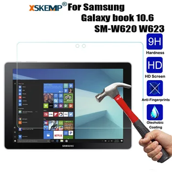 

XSKEMP For Samsung Galaxy book 10.6 SM-W620 W623 Tempered Glass 9H Toughened Tablet PC Film Ultra Clear Screen Protector Cover