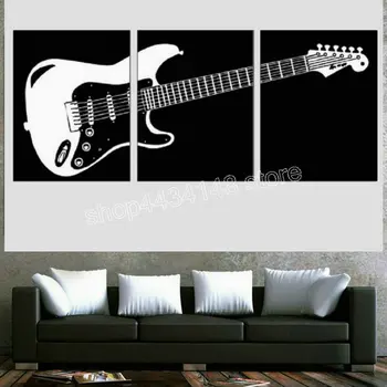 

New new diamond painting guitar, triptych, full square 5d diy rhinestones Cross stitch art home decor kit