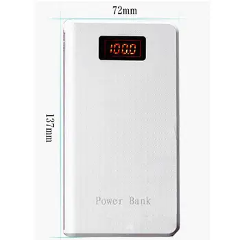 

Portable External Battery Charger Power Bank for Cell 8000mAh Phone Stylish design with distinctive look.