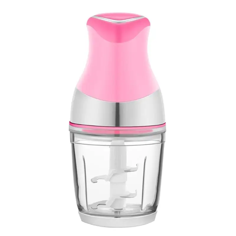 

600mL Mini Electric Food Chopper Processor Food Mixer Blender Fruit Squeezer Slicer Grinder Juicer Baby Food Supplement EU Plug