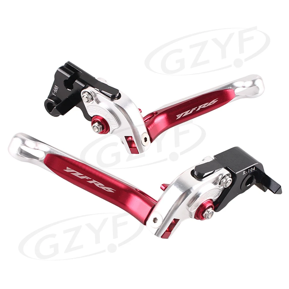 Регулируемые складные выдвижной тормозные Cutch рычаги для YAMAHA YZF R6 2005 2006 2007 2008 2009 2010 2011 2012 2013