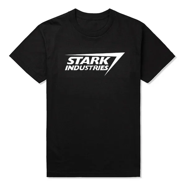 

2017 New Fashion Cotton Printed Short Sleeve Stark Industries T Shirt IRON MAN T-shirts Mens Clothing shield