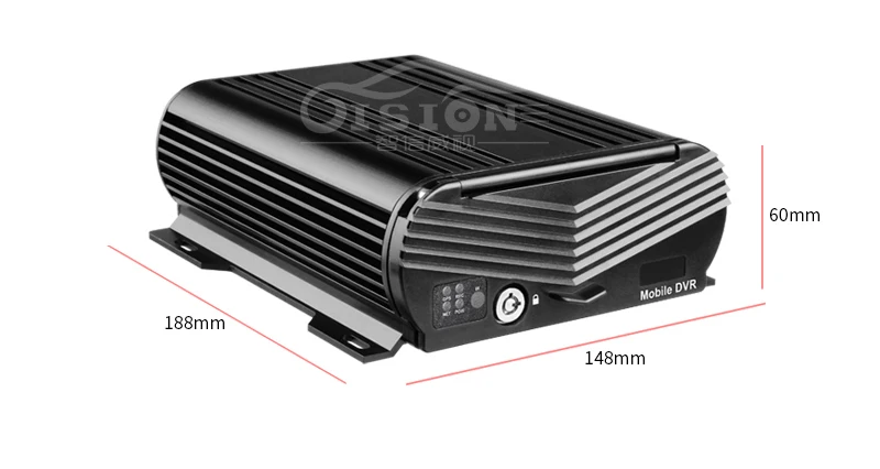  Envío gratis 4 canales WIFI GPS 4G 1080 P AHD 2 TB HDD SD coche DVR MDVR grabadora de Video teléfon