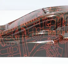 1/5 rc гоночный автомобиль части Танго корпус для baja 5b/5 t/5sc части, Красный/Прозрачный выбор