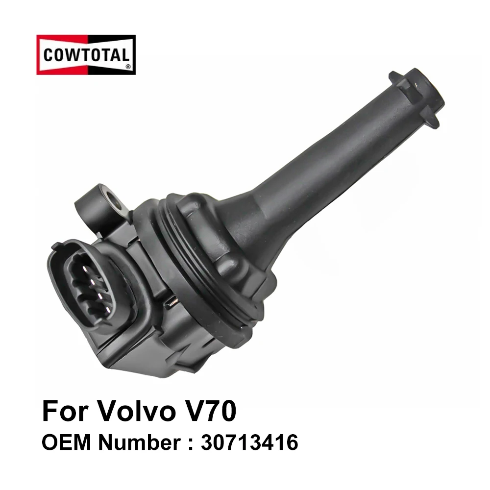 

COWTOTAL Ignition Coil for Volvo V70 Engine Code B5244T3 2.4T OEM 30713416 ( Pack of 4 )