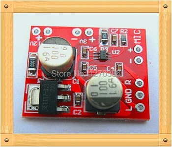 

Free Shipping!!! 5pcs Electret microphone microphone amplifier board / use MAX9812L electret ASIC module
