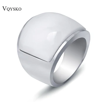 

Engagement rings for women wedding jewelry big crystal stone ring stainless steel Jewelry