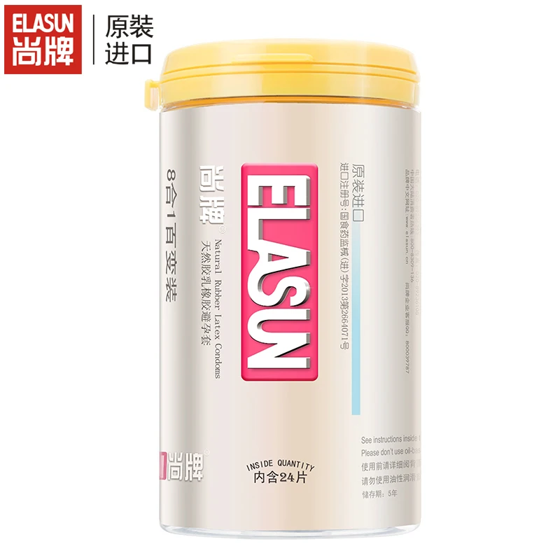 Original 24pcs/bank Elasun condoms man lifestyles 8 styles in one box condoms sex toy products for men fruit flavours super thin Original 24pcs/bank Elasun condoms man lifestyles 8 styles in one box condoms sex toy products for men fruit flavours super thin