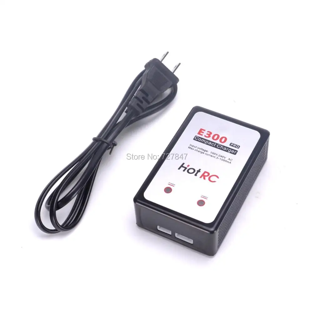 

NEW E300 2-3S Lipo Battery Balance Charger 7.4V 11.1V 2S 3S Li-polymer Lipo Battery Charger 2s 3s with US / EU plug For RC FPV