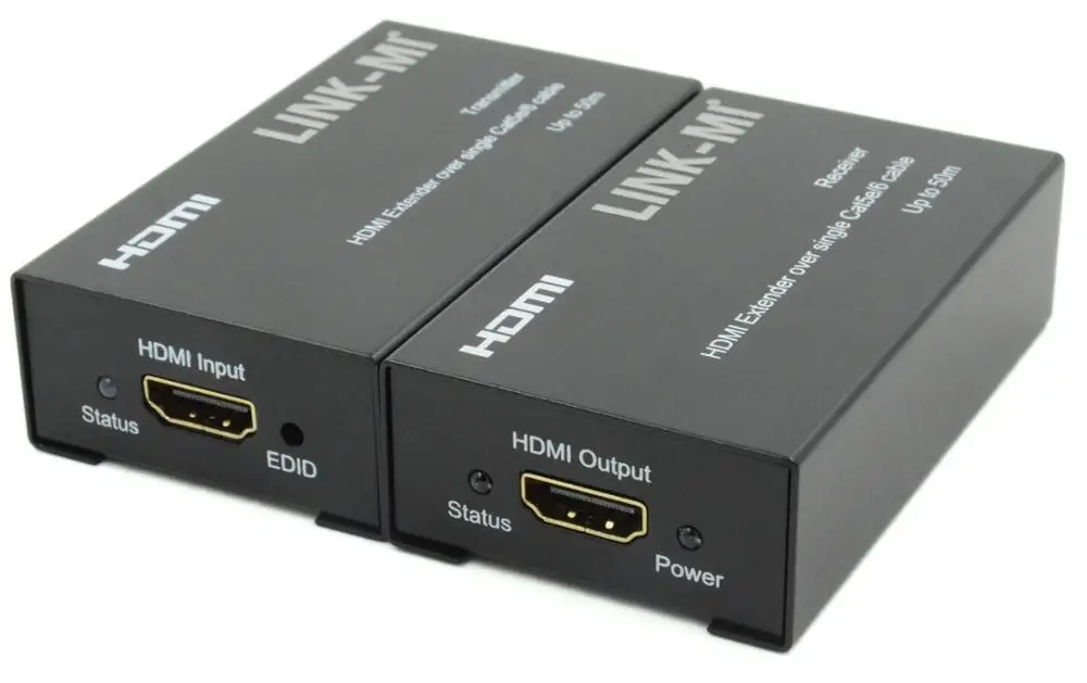 EX11 HDMI усилитель сигнала, передатчик, приёмник HDMI 165 дюймов до 1080 P 50 м по одной cat5e/6 UTP кабель RJ45 LAN 3D видео и digita